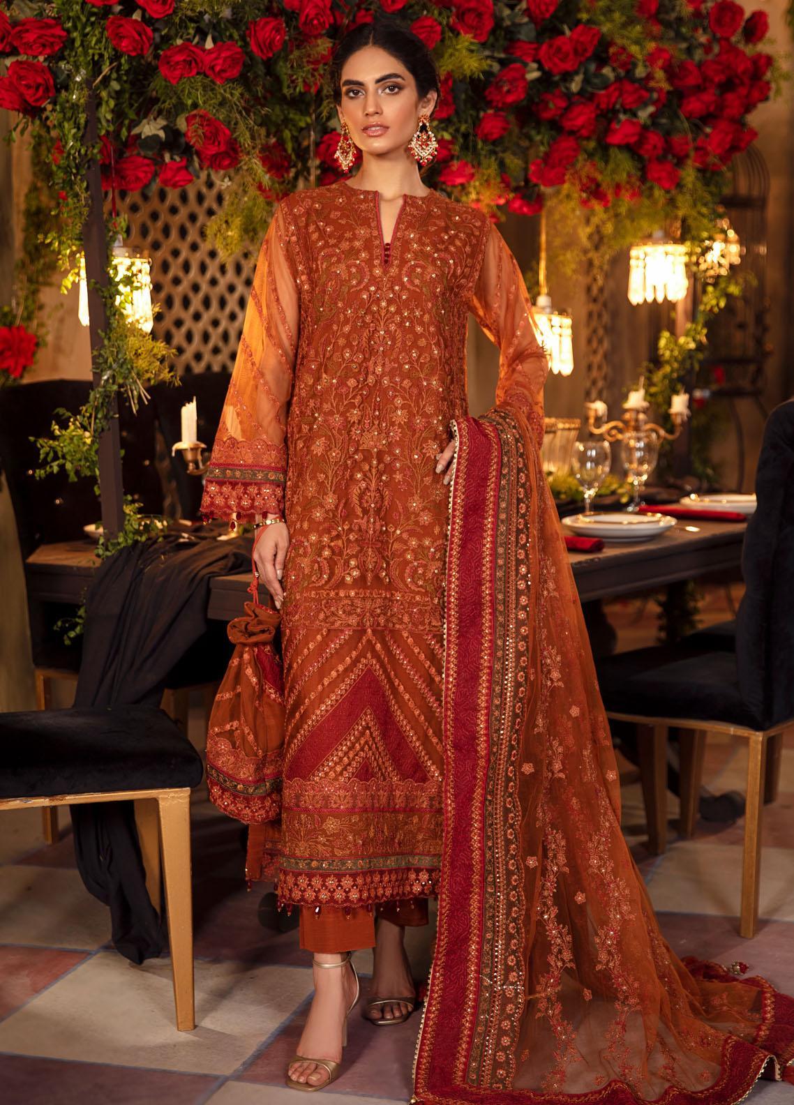 Iznik Embroidered Net Suit Unstitched 3 Piece FELICITY 03 - Luxury ...